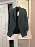 Theory 100% Wool Green Blazer Size 8 - photo 6