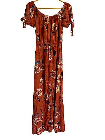 Band of Gypsies Floral Maxi Casual Dress (view 2)