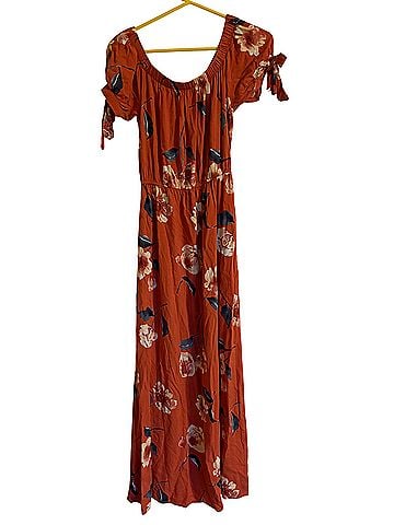 Band of Gypsies Floral Maxi Casual Dress (view 1)