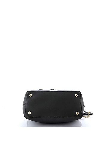 Fendi Flowerland DotCom Convertible Satchel Embellished Leather Small (view 2)