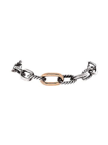 David Yurman Madison Chain Link Bracelet 18K Yellow Gold and Sterling Silver 8.5mm (view 1)