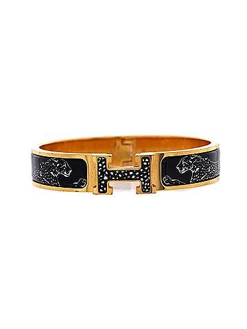 Hermès Clic H Bracelet Printed Enamel Extra Narrow (view 1)
