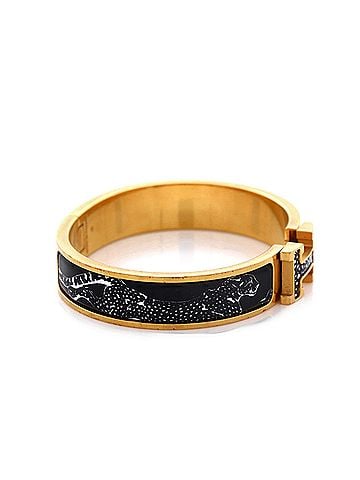 Hermès Clic H Bracelet Printed Enamel Extra Narrow (view 2)