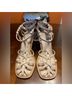 Ulla Johnson 100% Leather Tan Sandals Size 10 - photo 4