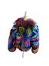 Free People 100% Acrylic 100% Cotton 100% Nylon 100% Viscose Stripes Multi Color Jacket Size XS - photo 2