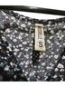 Grecerelle Floral Black White Green Active Dress Size S - photo 2