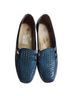 Remonte 100% Leather Blue Flats Size EU 38 - photo 1