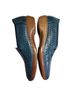 Remonte 100% Leather Blue Flats Size EU 38 - photo 2
