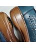 Remonte 100% Leather Blue Flats Size EU 38 - photo 7