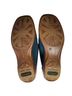 Remonte 100% Leather Blue Flats Size EU 38 - photo 5
