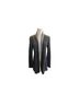 Margaret O'Leary 100% Cotton Black Gray Jacket Size L - photo 1