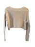 Silence and Noise 100% Other Solid Ivory Pullover Sweater Size XS - photo 1