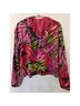 Vanity Floral Red Pink Jacket Size L - photo 7
