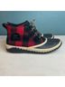 Sorel Plaid Red Black Ankle Boots Size 10 - photo 7