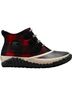 Sorel Plaid Red Black Ankle Boots Size 10 - photo 4