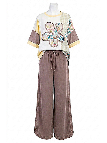 Easel Anything Goes Girl Tunic Top in Multi (view 1)