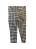 H&M 100% Other Plaid Black White Casual Pants Size S - photo 2
