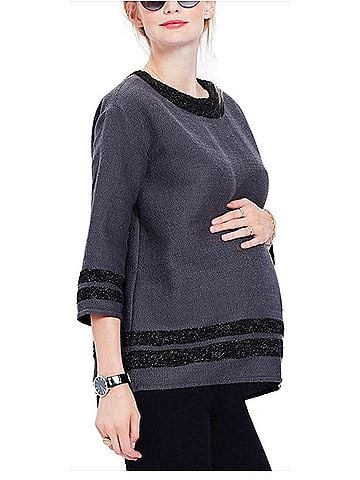 Hatch Women's The Winter Tunic in Gray (view 2)
