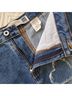 Gap 100% Cotton Hearts Blue Denim Skirt Size 6 - photo 5