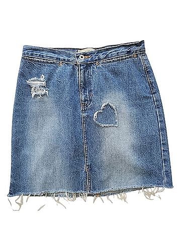 Gap Short Rivet  Denim Skirt (view 1)