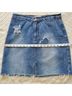Gap 100% Cotton Hearts Blue Denim Skirt Size 6 - photo 8