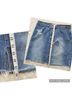 Gap 100% Cotton Hearts Blue Denim Skirt Size 6 - photo 9