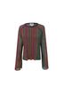 FRNCH Stripes Red Ninog Top in Multi-Colored Size M - photo 1
