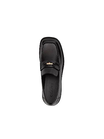 Coach Square Toe Loafer Flats (view 2)