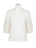 Emily Lovelock White Molly Tee in Off White Size L - photo 1