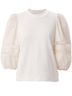 Emily Lovelock White Molly Tee in Off White Size L - photo 3