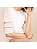 Emily Lovelock White Molly Tee in Off White Size L - photo 4