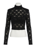 Astr Black Roux Top in Black Size XS - photo 1