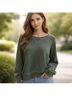 Veronica Beard 100% Pima Cotton Green Pullover Sweater Size M - photo 4