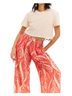 Allison Solid Brown Sea Shell Tee in Ivory Size S - photo 4