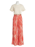 Allison Solid Brown Sea Shell Tee in Ivory Size XS - photo 1