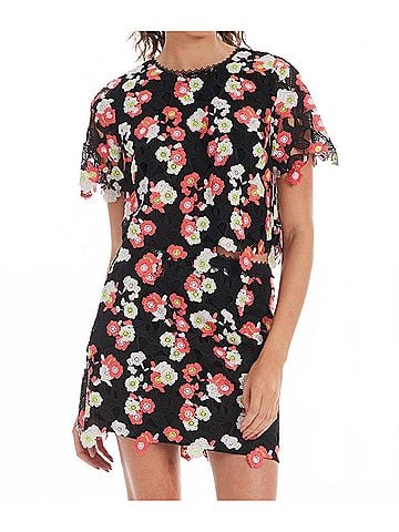 Allison Wren Top in Black Multi (view 2)