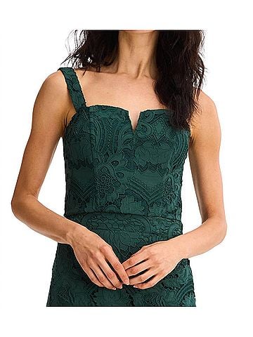 Allison Emery Tank Top in Pine Green (view 2)