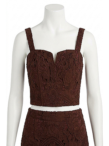 Allison Emery Tank Top in Chocolate Brown (view 1)