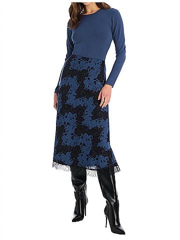 Allison Solid Rita Top in Blue (view 2)