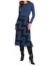 Allison Solid Blue Solid Rita Top in Blue Size M - photo 2