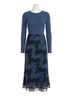 Allison Solid Blue Solid Rita Top in Blue Size S - photo 1