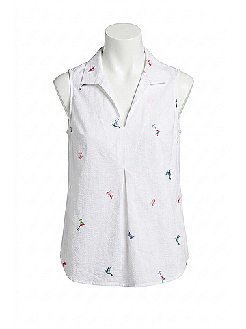 Tommy Bahama Seaside Party Sleeveless Top in White (view 1)