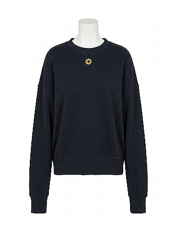 Cleobella Anaia Sweatshirt in Black Motif (view 1)