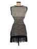 BCBGMAXAZRIA 100% Acrylic White Black Sweater Vest Size M - photo 2