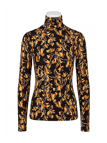 Ulla Johnson Aurelia Turtleneck Top in Solaris (view 1)