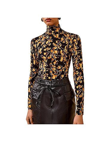 Ulla Johnson Aurelia Turtleneck Top in Solaris (view 2)