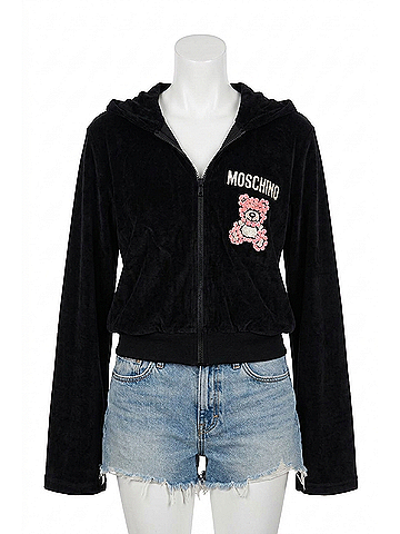 Moschino Maglia Sweater in Black (view 1)