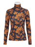 Ulla Johnson Black Aurelia Turtleneck Top in Onyx Size L - photo 1