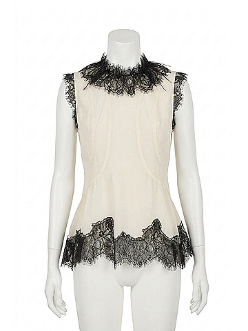 Ulla Johnson Bette Cape Sleeve Top in Creme (view 1)
