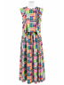 Emily McCarthy Multi Color Ruby Ruffle Tank in Madras Size XS - photo 1